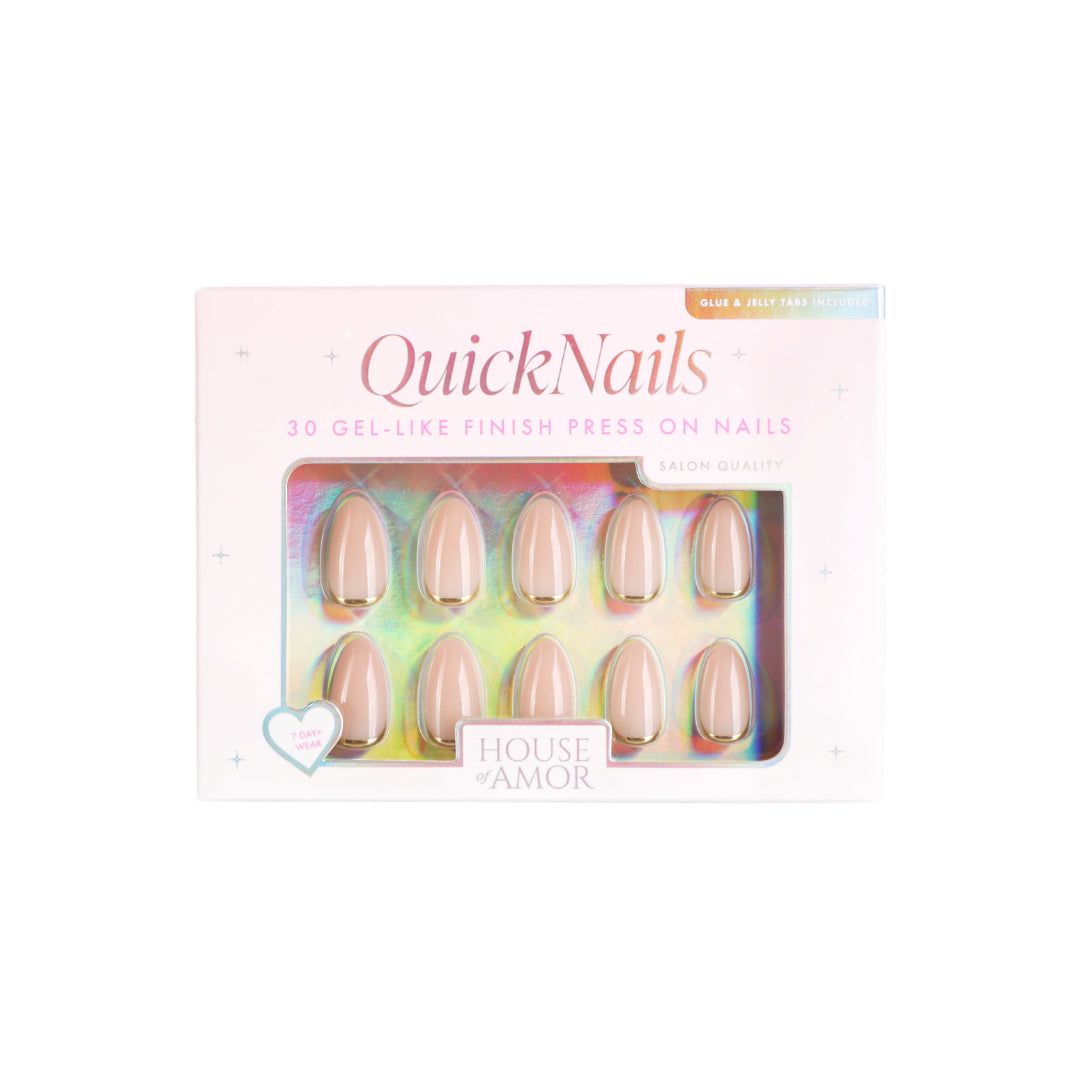House of Amor Golden Crescent - Press On Nails