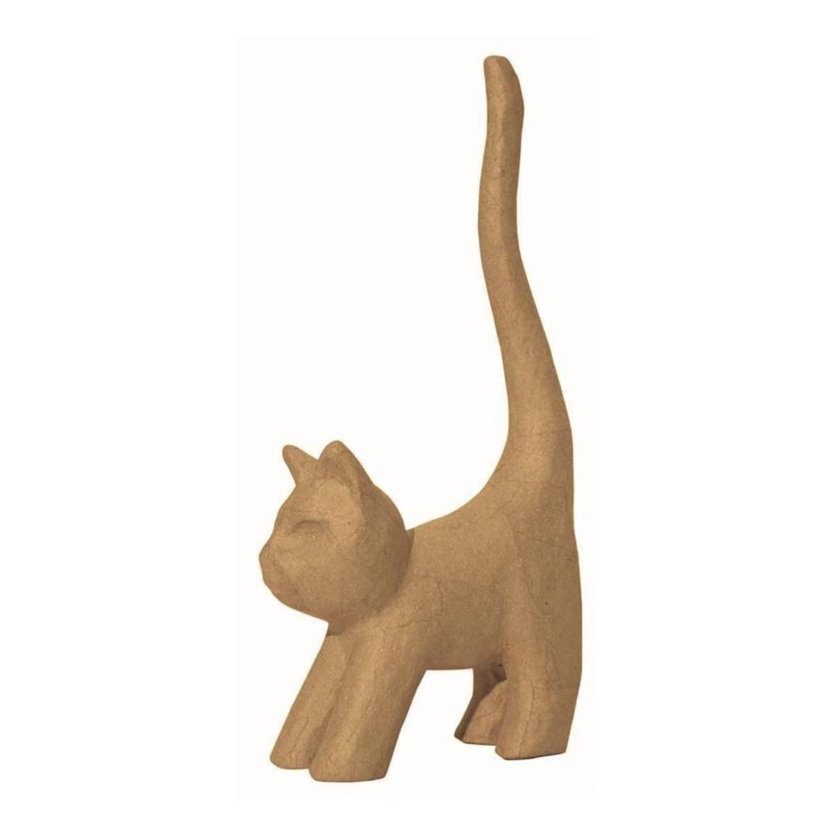 Decopatch Mache Long Tailed Cat 32cm