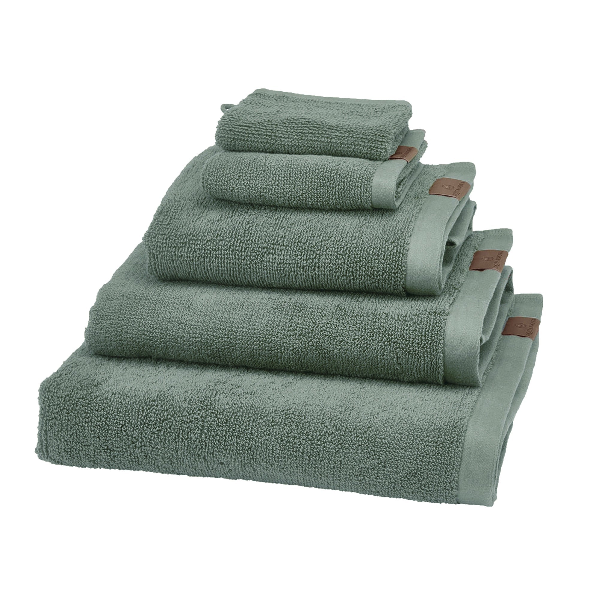 Handdoek Oslo Willow   100 x 150 cm   Groen   Katoen