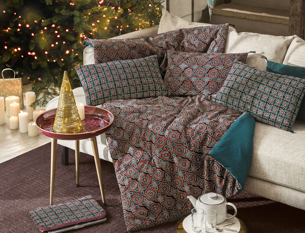 Coussin impriméInstant velours