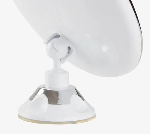 Makeupspejl VEDDIGE m/LED Ø20xH22cm hvid