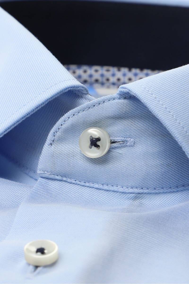 ETERNA Dynamic Cotton Modern Fit Hemd hellblau, Einfarbig