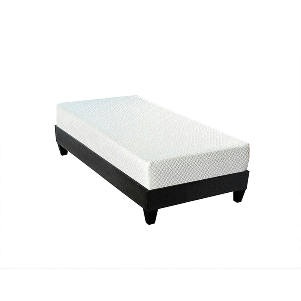 ABSOLU - Ensemble  90x190  Matelas + Sommier Bois