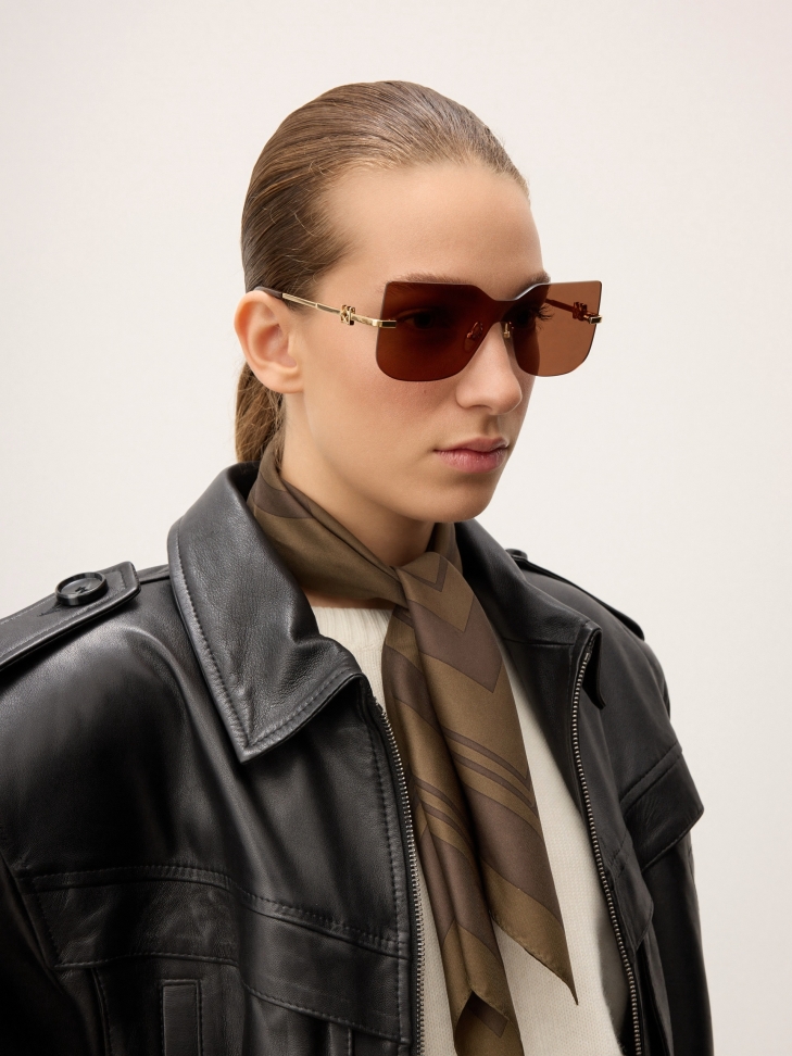 Frameless sunglasses