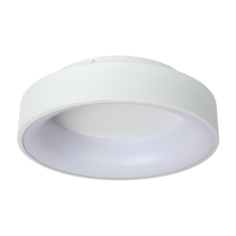Plafonnier LED Mirage blanc Ø 38 cm 1050 lm 22 W LUCIDE