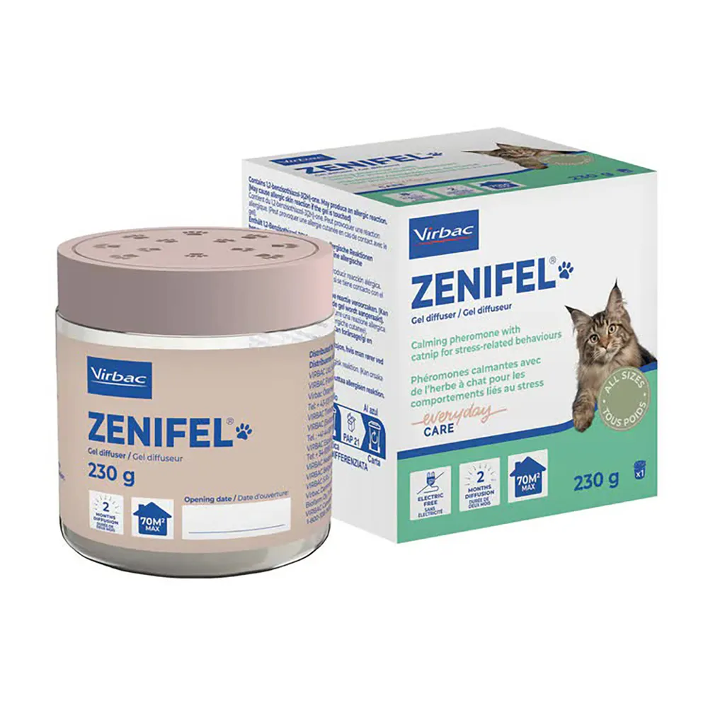 Virbac Zenifel calming gel diffuser 230g