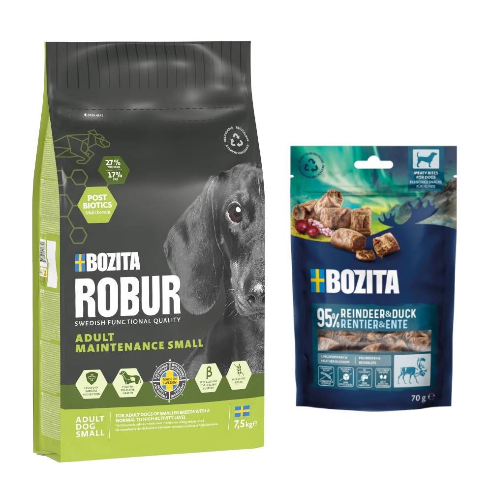 12kg/7.5kg Bozita Dry Dog Food + 2 x 70g Dog Snacks Free! *