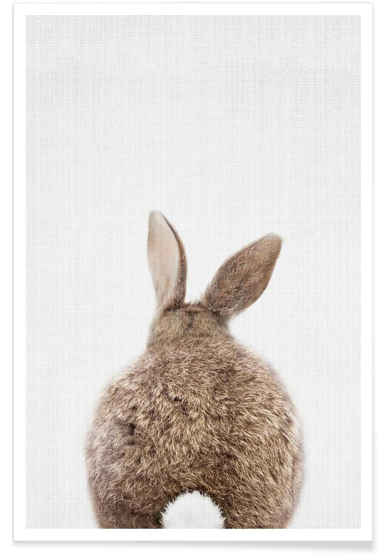 PRINT 317 - Affiche blanc & marron