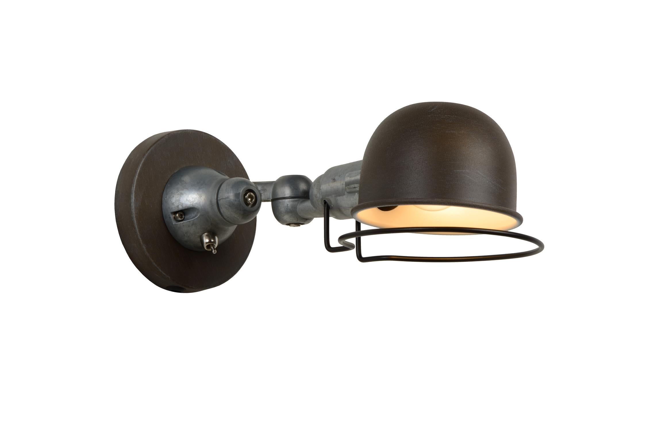 Lucide HONORE Wandlamp - Roest bruin