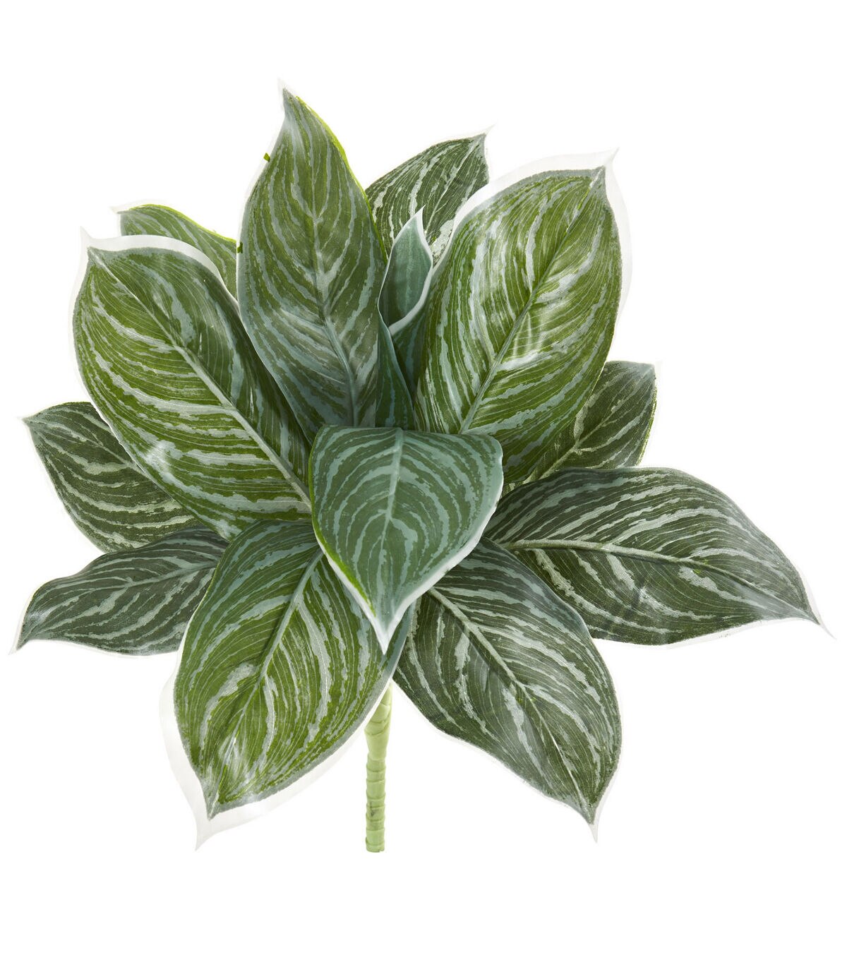 Nearly Natural 21 Real Touch Silver Aglaonema Artificial Plant 6ct