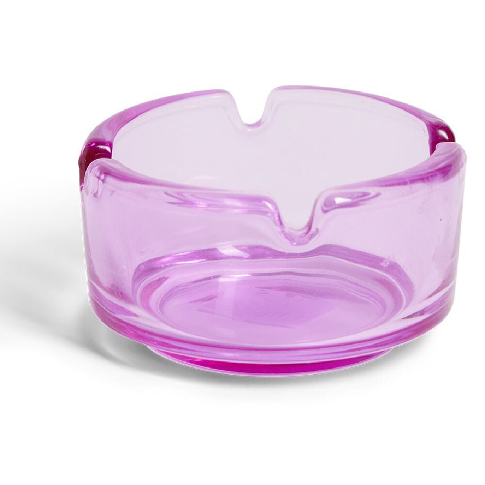 Cendrier en verre Ø7,2xH3,6cm - 6 modèles