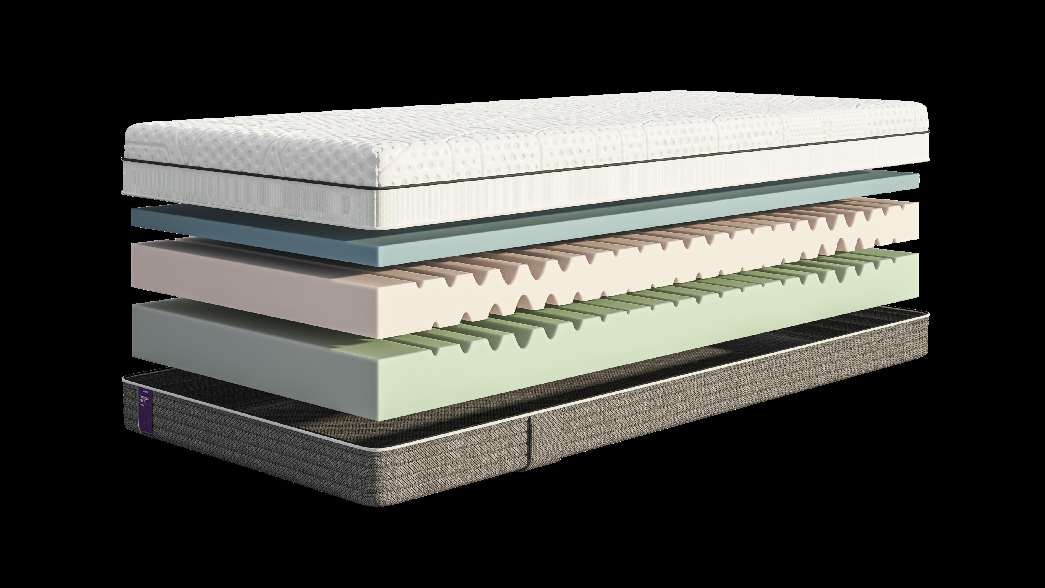 FUSION FRESH FOAM - Emma Deluxe | Fusion Fresh | Mousse à mémoire de forme | 160X200