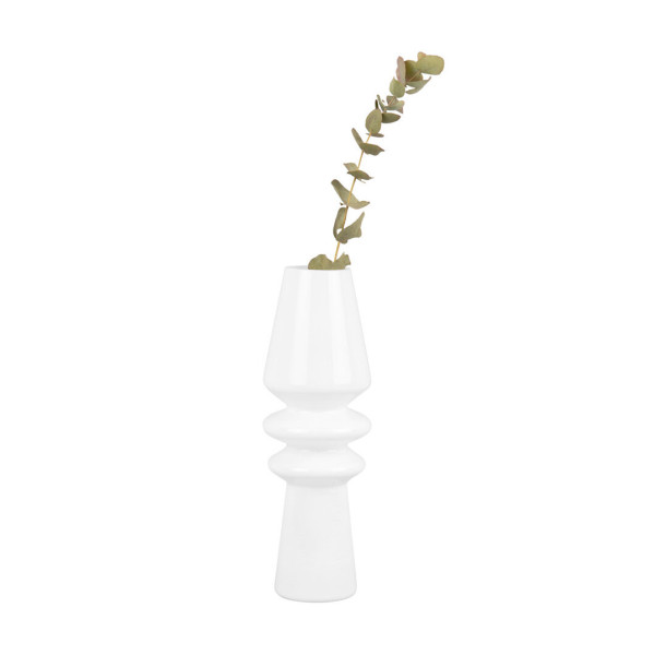 Szklany wazon ręcznie wykonany, CONE, Ø 9 cm