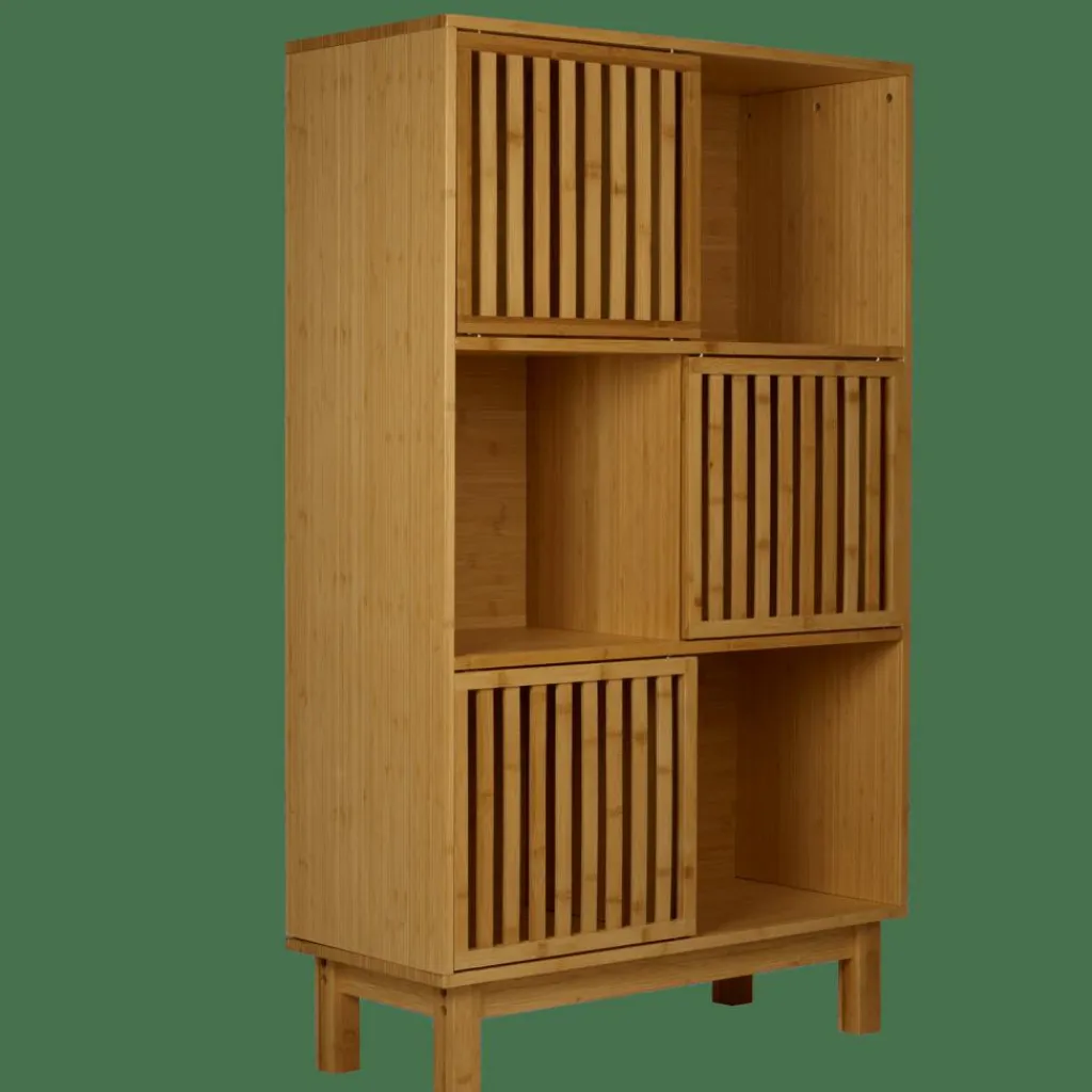 Commodes^CASA HELGE Armoire à Compartiments Naturel