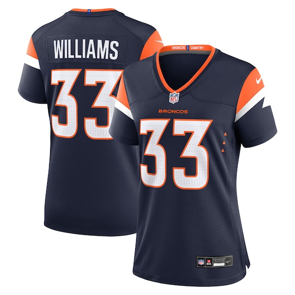 Javonte Williams Denver Broncos Nike Women's Alternate Game Jersey - Navy