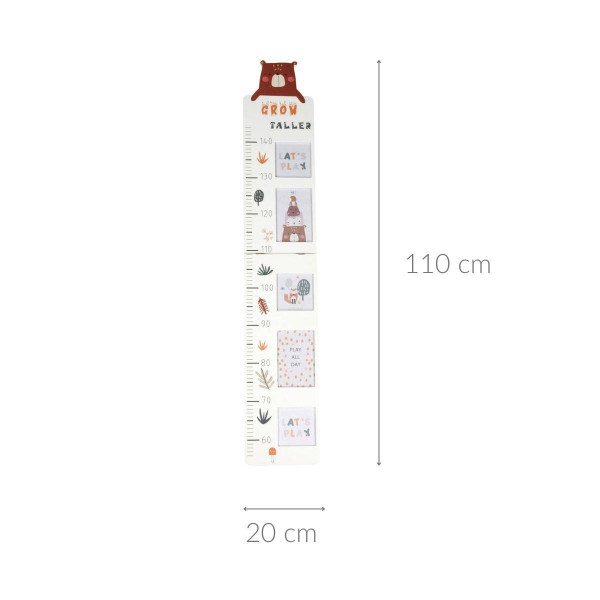 Miarka wzrostu Miś, miejsce na 5 zdjęć, 110 cm