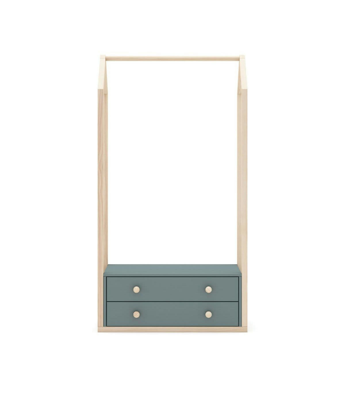 ESTEBAN - Penderie 2 tiroirs Chambre Enfant - L80 cm