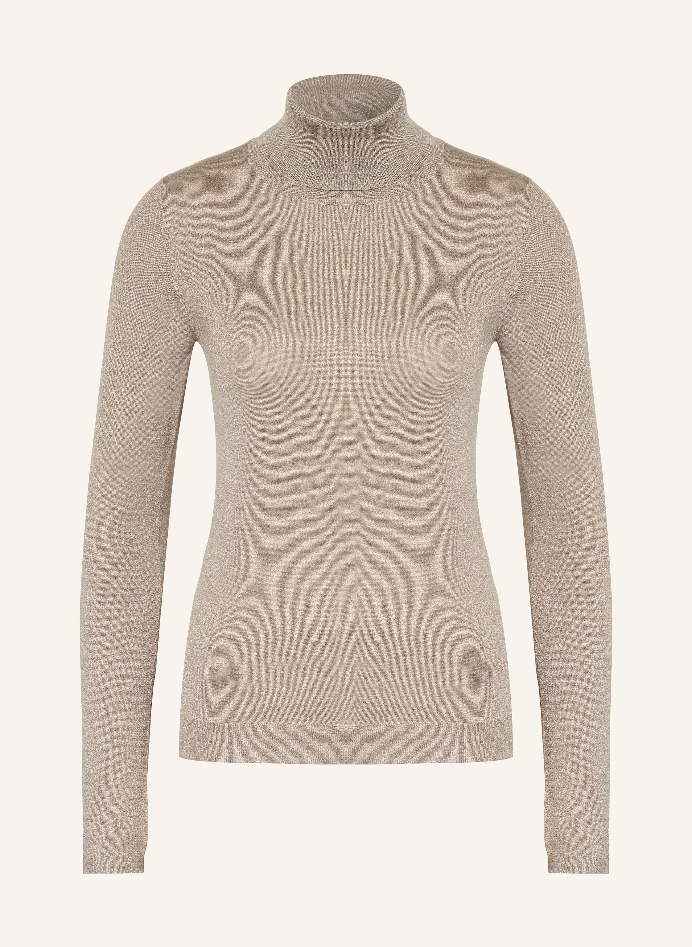 BRUNELLO CUCINELLI Rollkragenpullover mit Cashmere und Glitzergarn