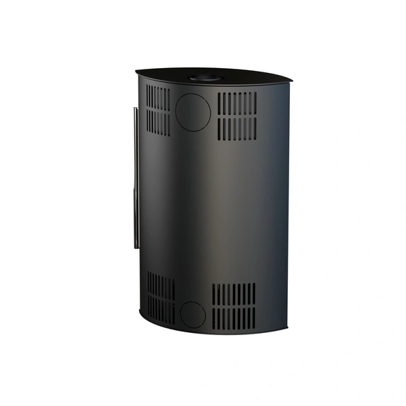 Kaminofen »Elipso Max«, 8 kW, Stahl, Schwarz, ZB