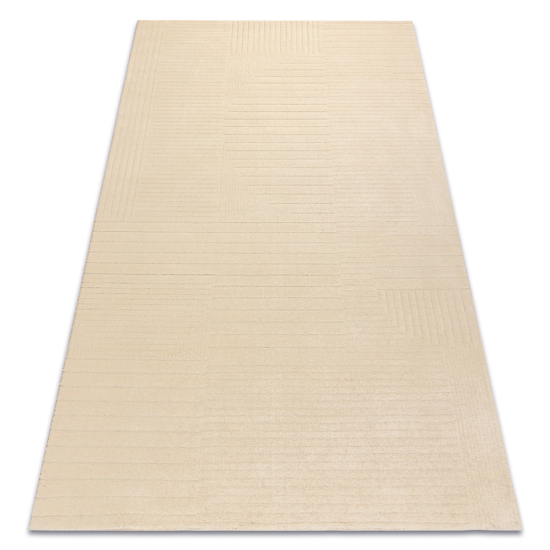 Dywan TEXTURA 488.16.LA100 wełniany OSTA - Linie, geometryczny 160x230 cm