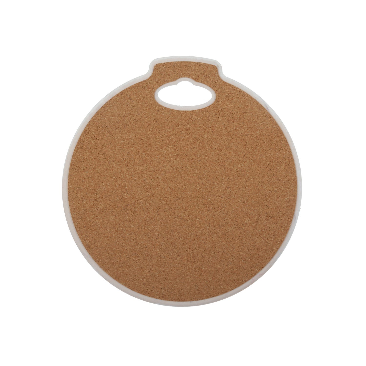 Sottopentola cioccolata pallina Natale in ceramica 20x21 cm