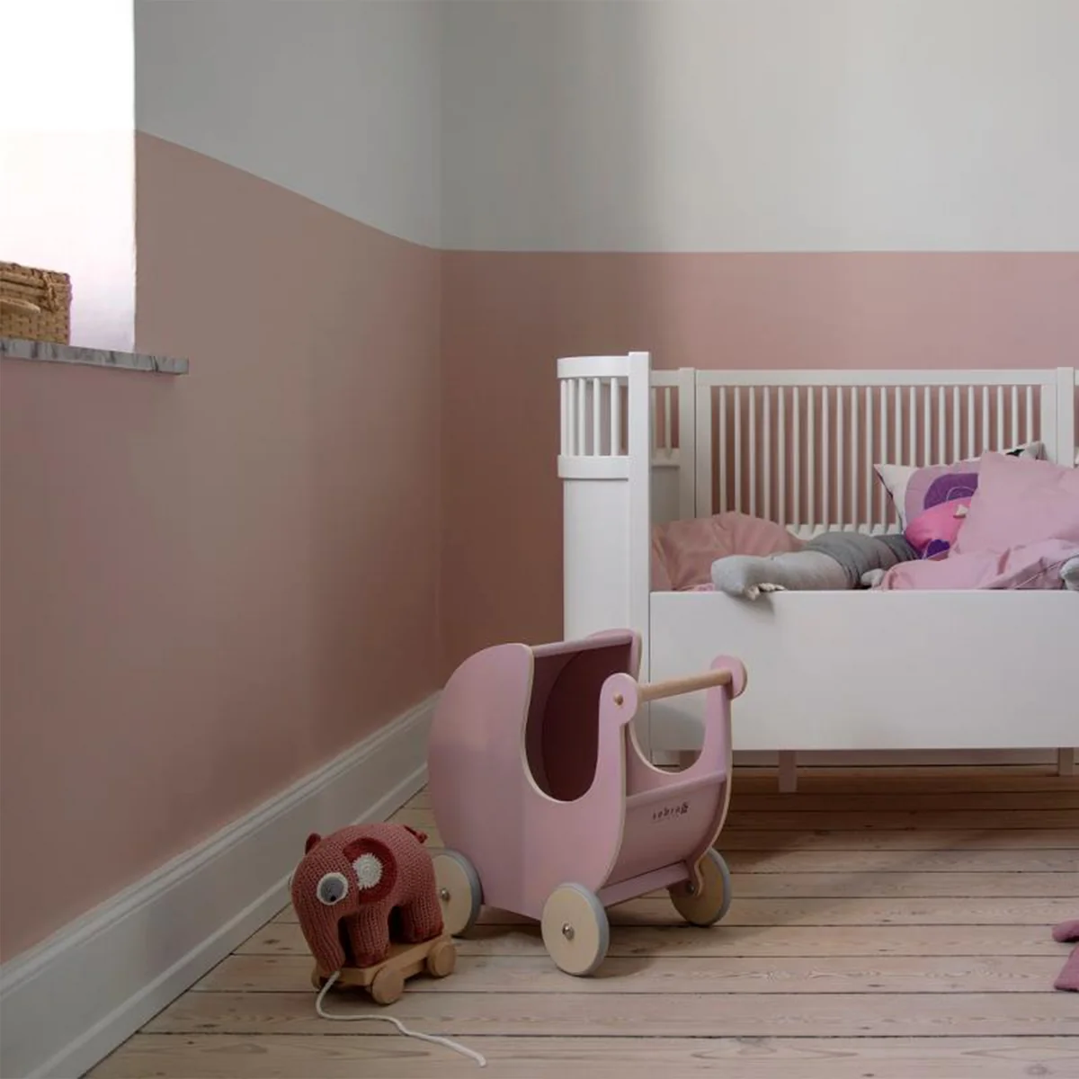 Sebra - Puppenkinderwagen, blossom pink