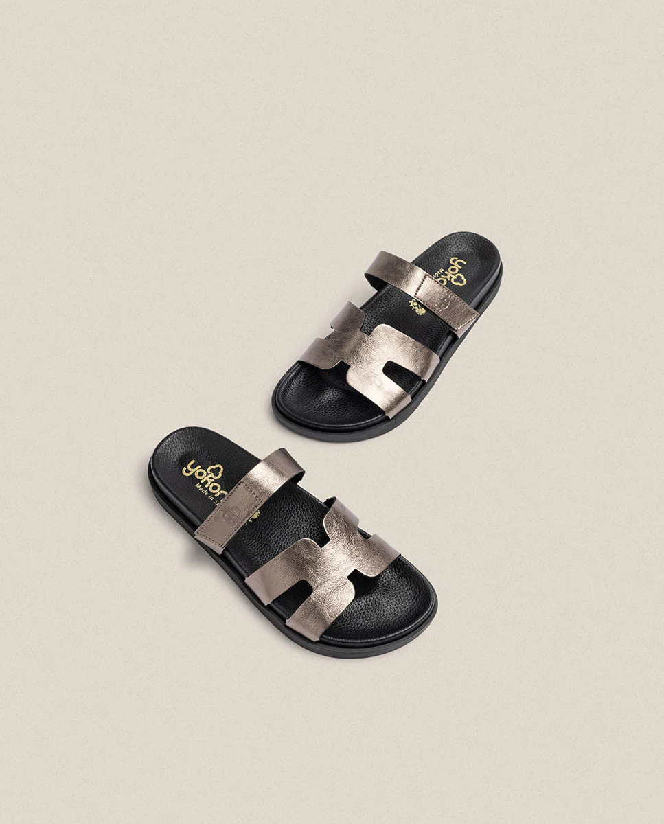 Sandalia plana Morena 125 gris