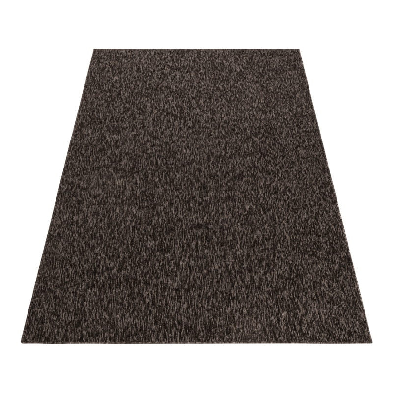 Dywan jednobarwny na filcu Nizza brązowy 80 cm x 150 cm