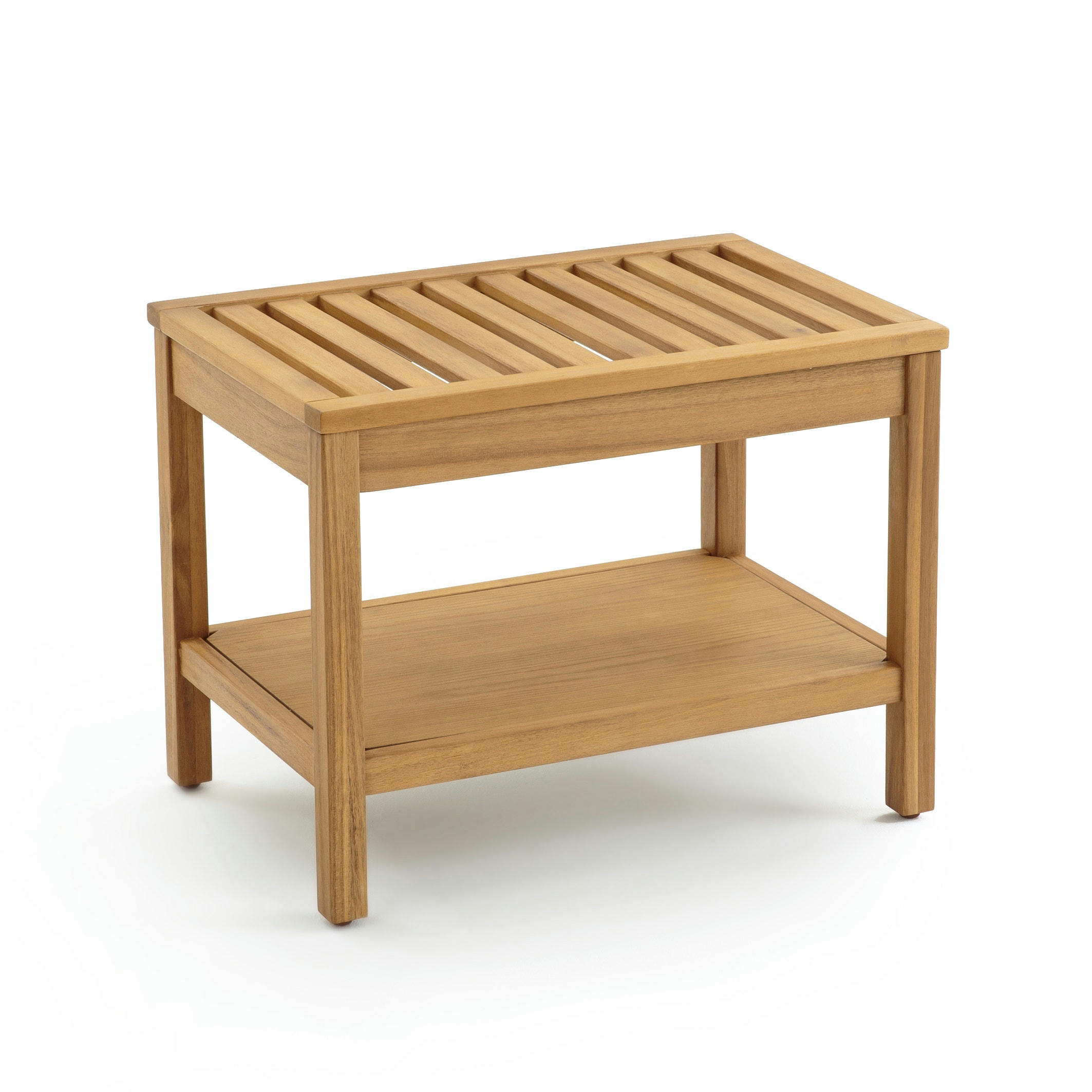 Banc de salle de bain HAUMEA, en acacia, 50cm