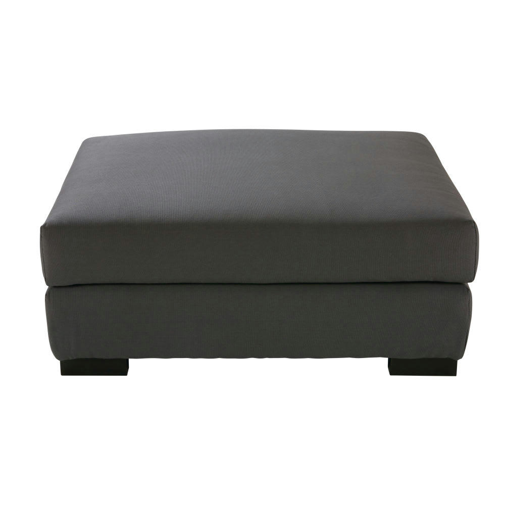 Terence - Pouf pour canapé modulable gris ardoise
