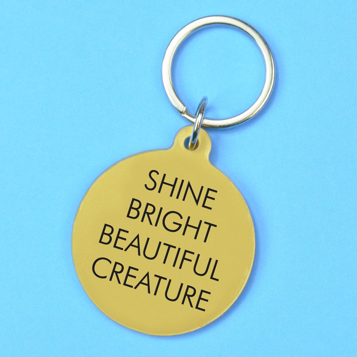 Flamingo Candles Shine Bright Beautiful Creature Keyring