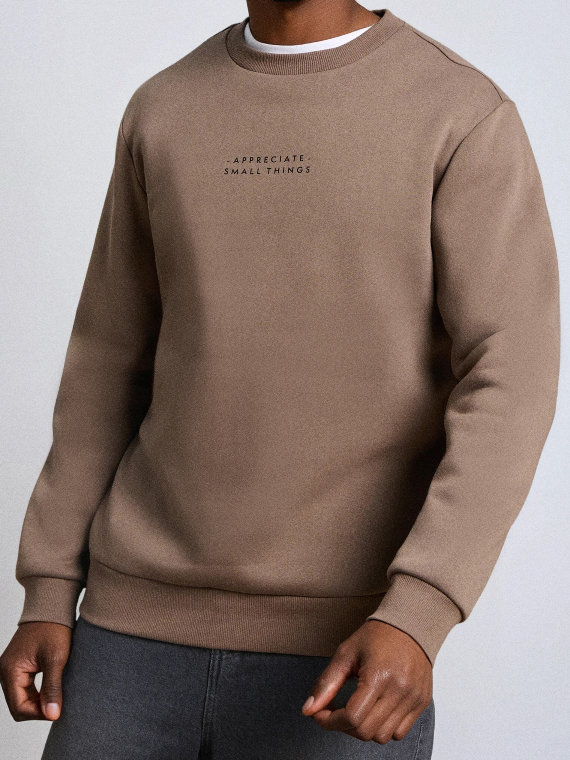 Bluza crewneck z napisem
