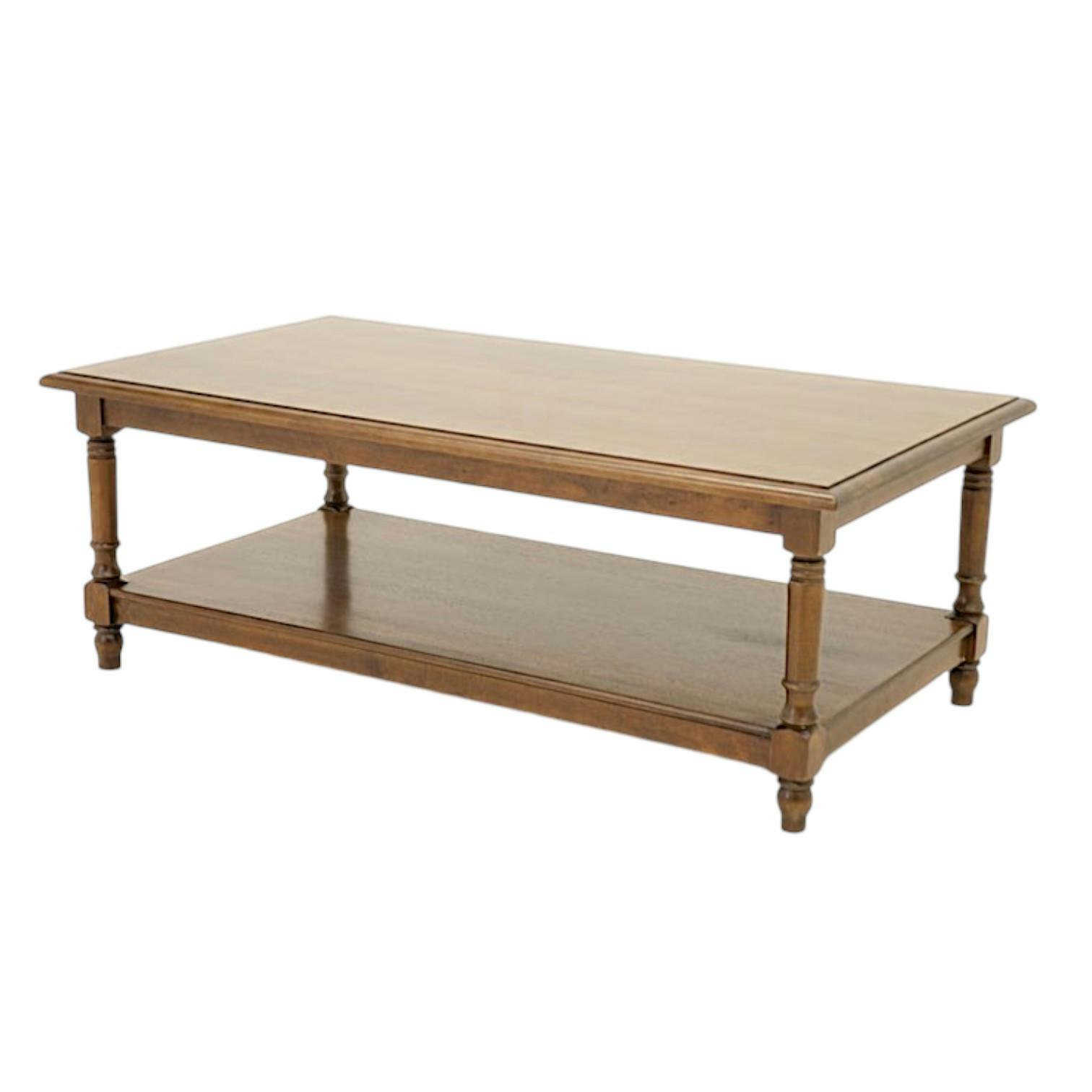 Table basse rectangulaire hévéa L100xP60xH40 TRADITION
