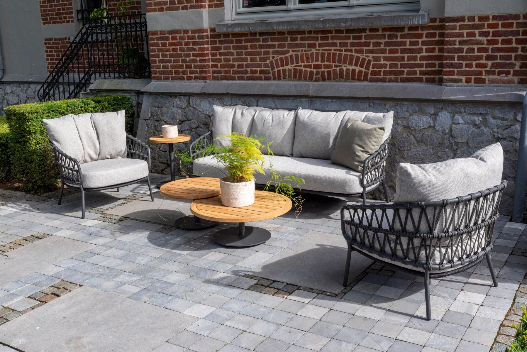 4 Seasons Calpi loungestoel - antraciet (1 stuk)