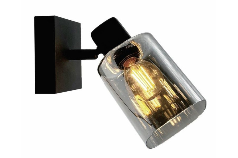 Kinkiet czarny Harlow 1xE14x40W wym:14x17x9cm IP20 Reality