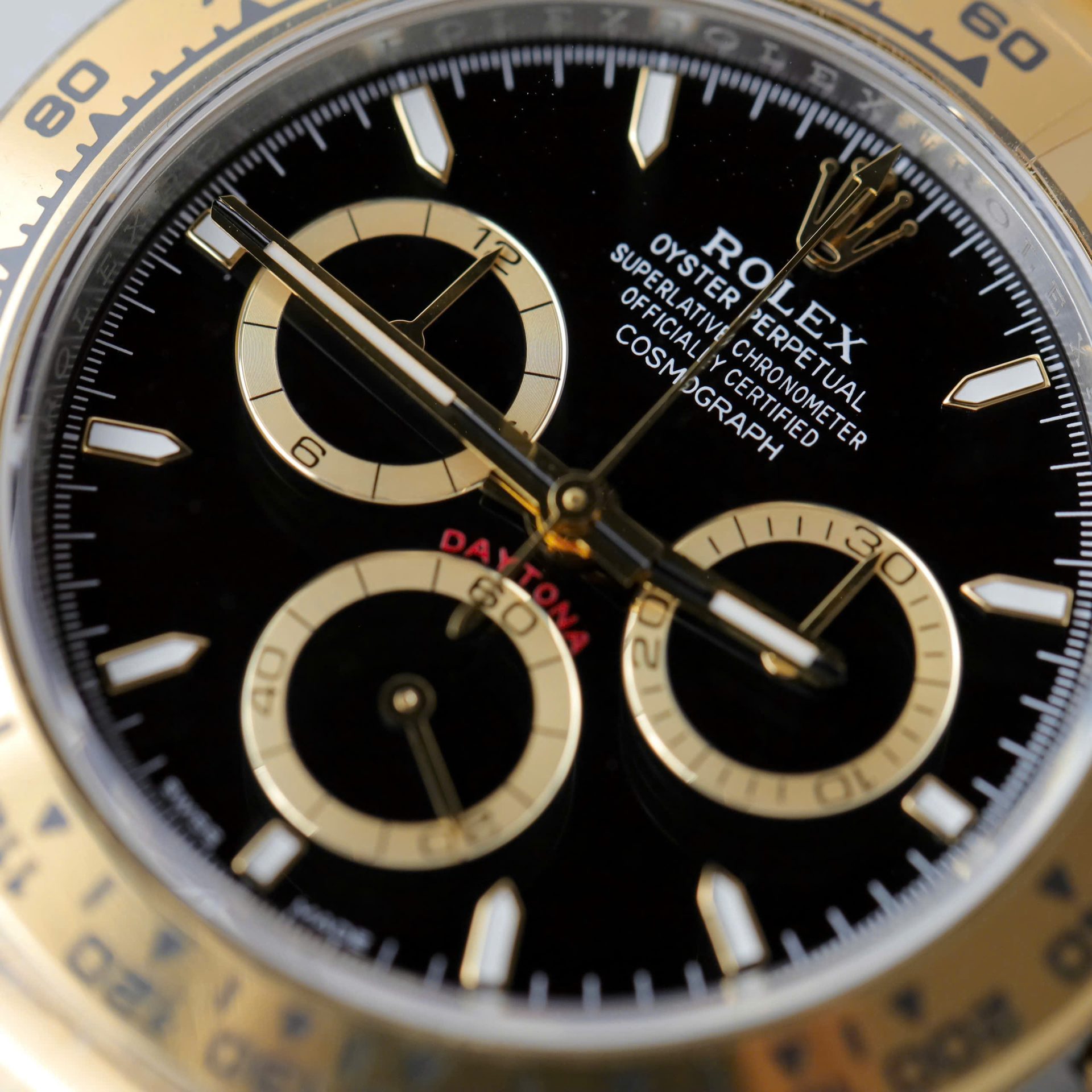 Rolex Daytona 126503 SS/YG Plated Black Dial 40mm Oyster Super Clone