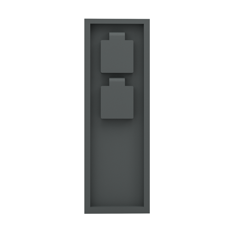 Borne de jardin Park 5 2 prises anthracite EGLO