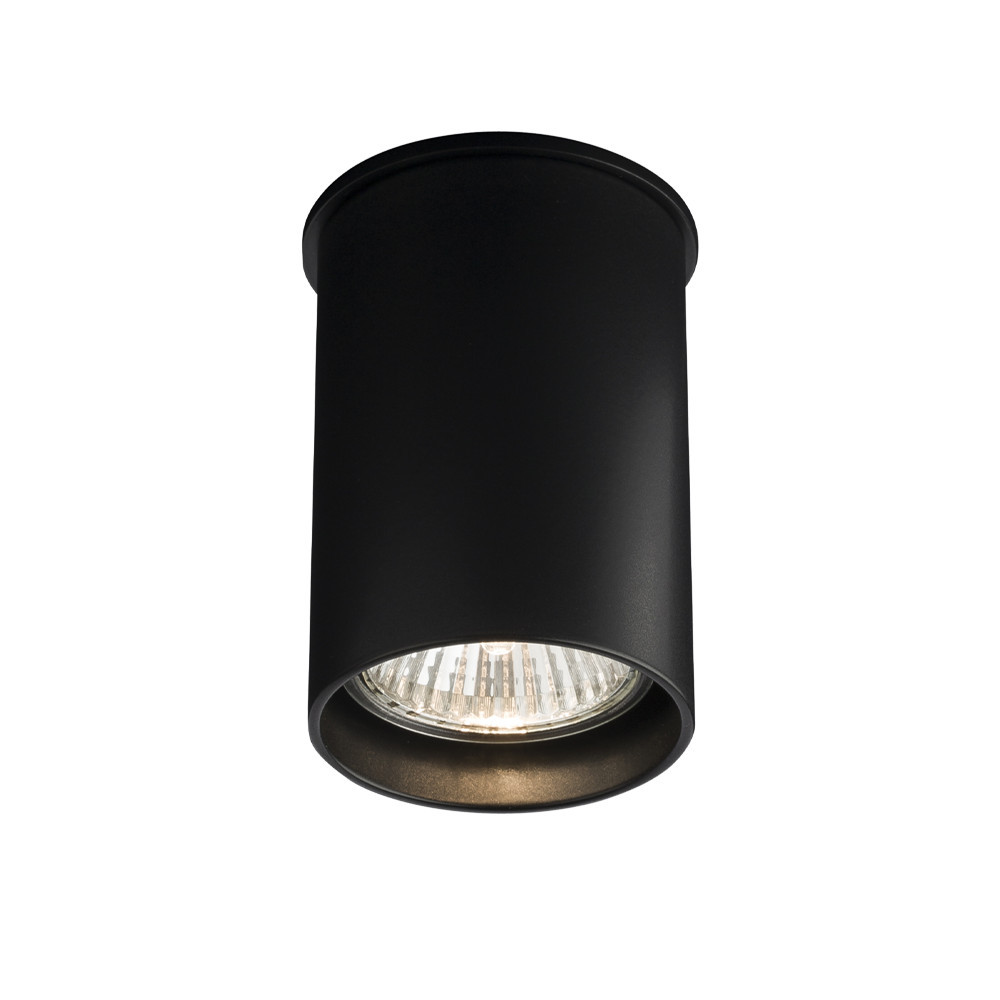 Spot reflektor okrągły czarny ARIDA 1xGU10x10W wym:9x6,5x6,5cm IP20 Shilo