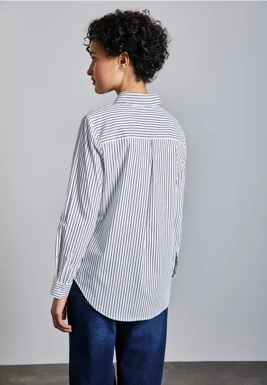 Gestreifte Business Bluse