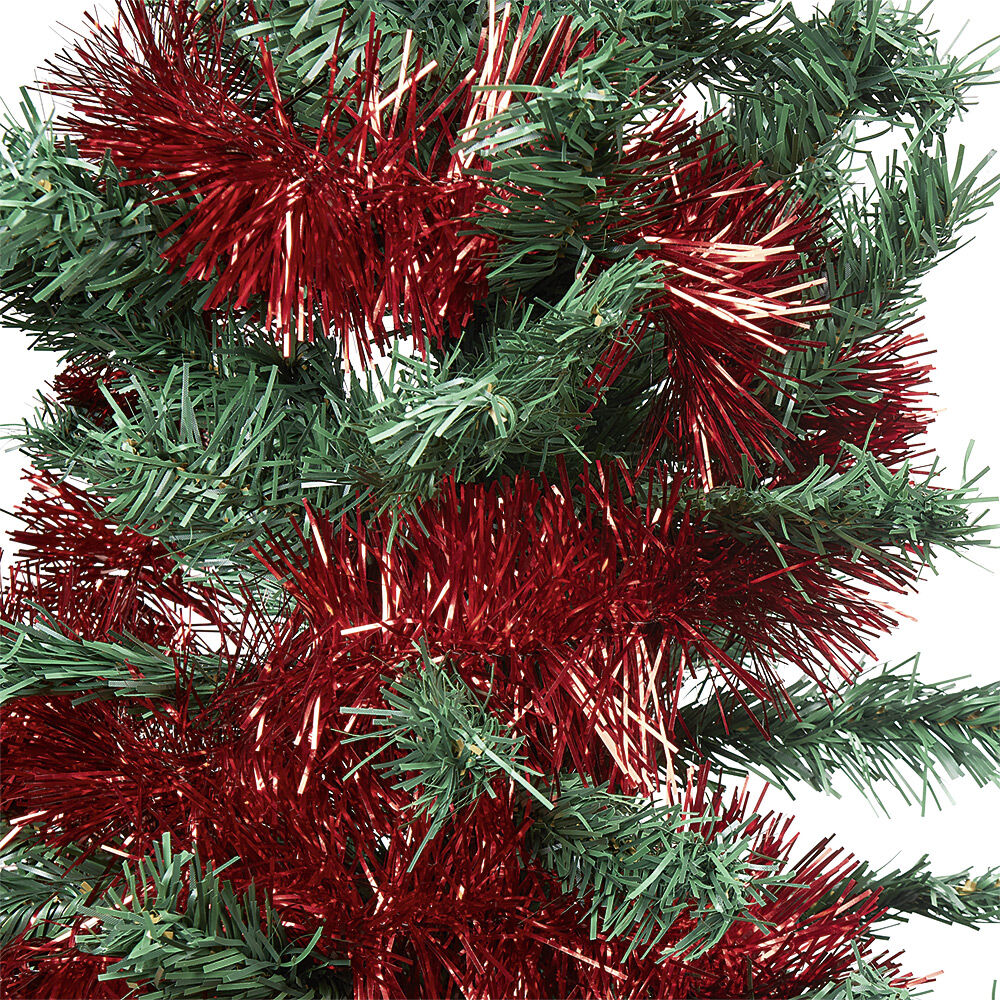 Guirlande de No&euml;l rouge 2 m