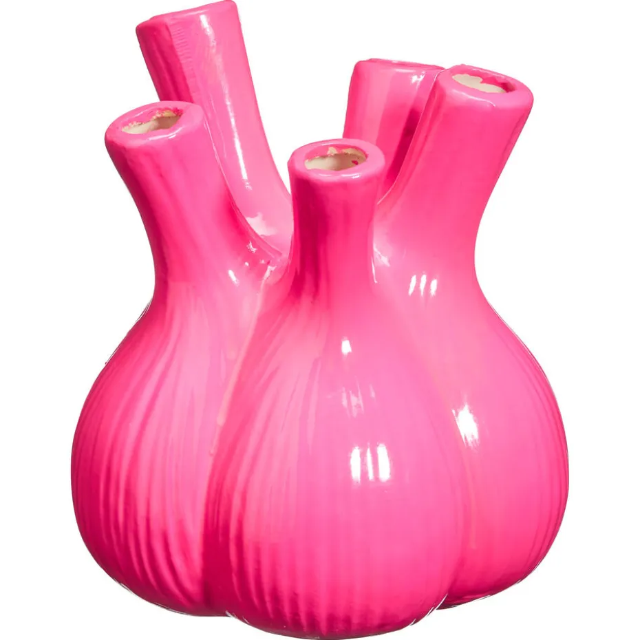 Kwantum Vazen & Potten | Vaas Tulp Fuchsia 17×20 Cm