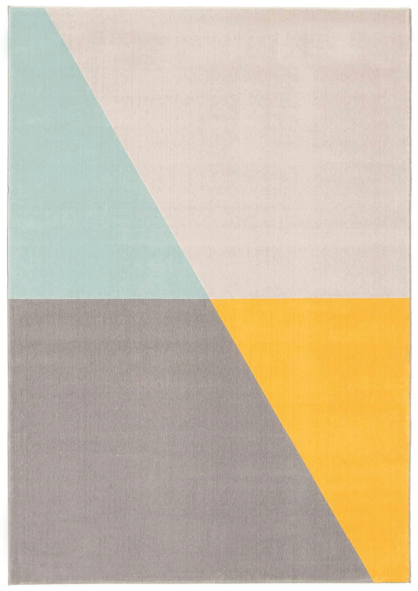ECARPET Oslo Indoor Geometric Area Rug, Grey, Assorted Sizes