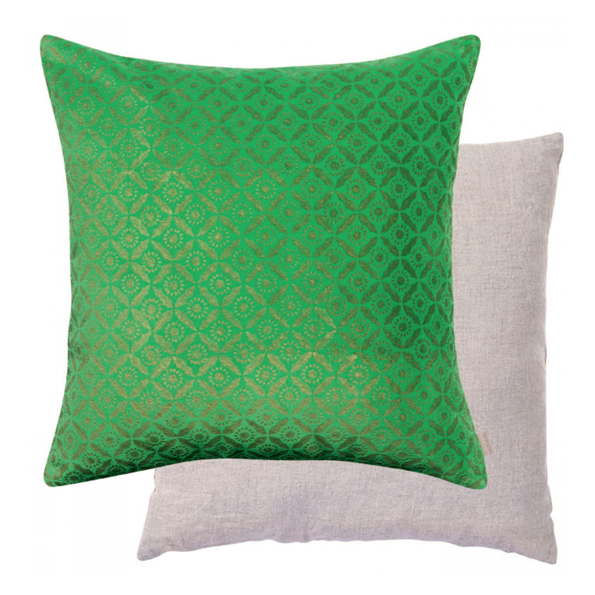 ROSETTA - Coussin anime  en coton cactus 45 x 45
