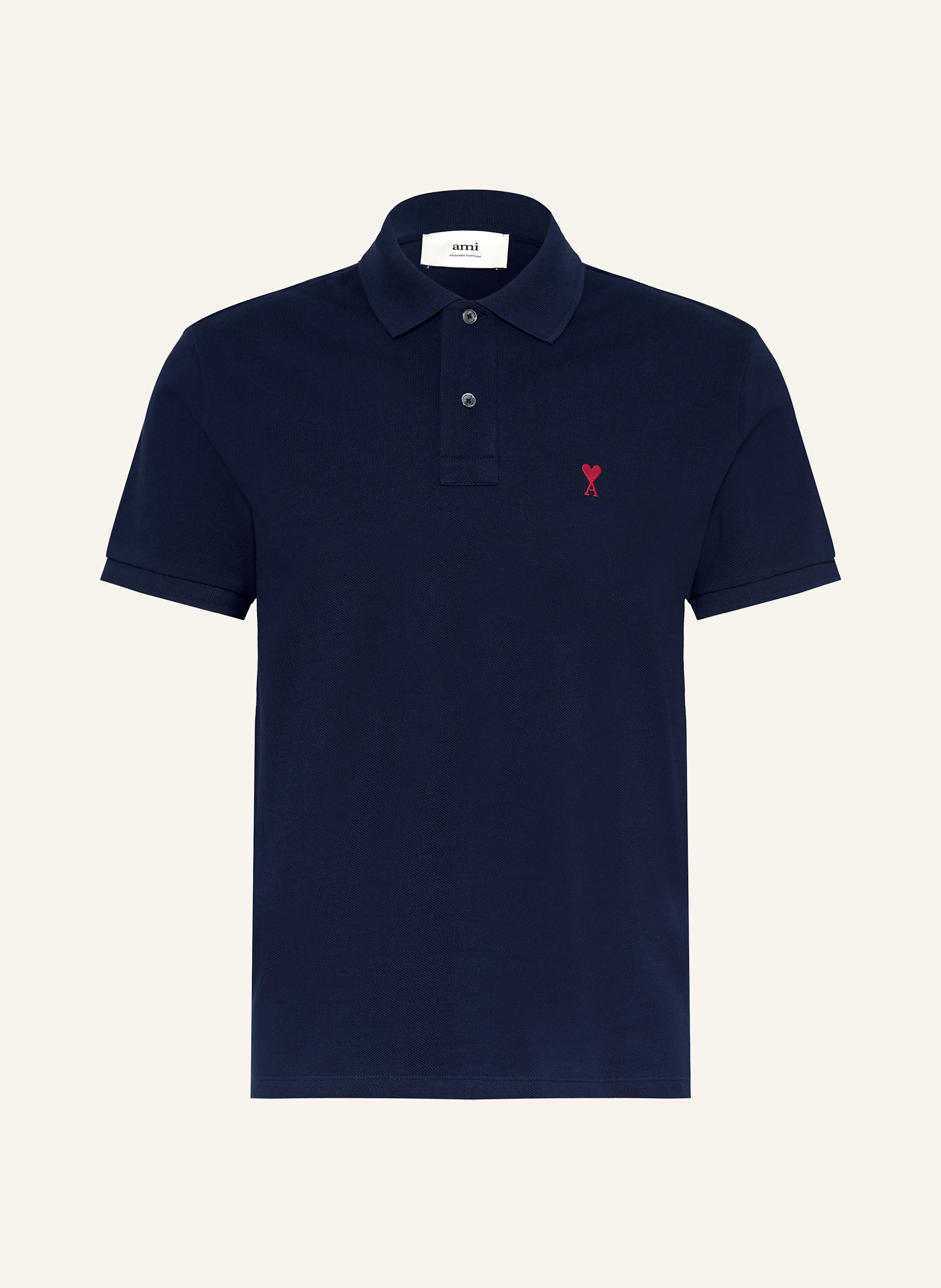 Ami Paris Piqué-Poloshirt Regular Fit