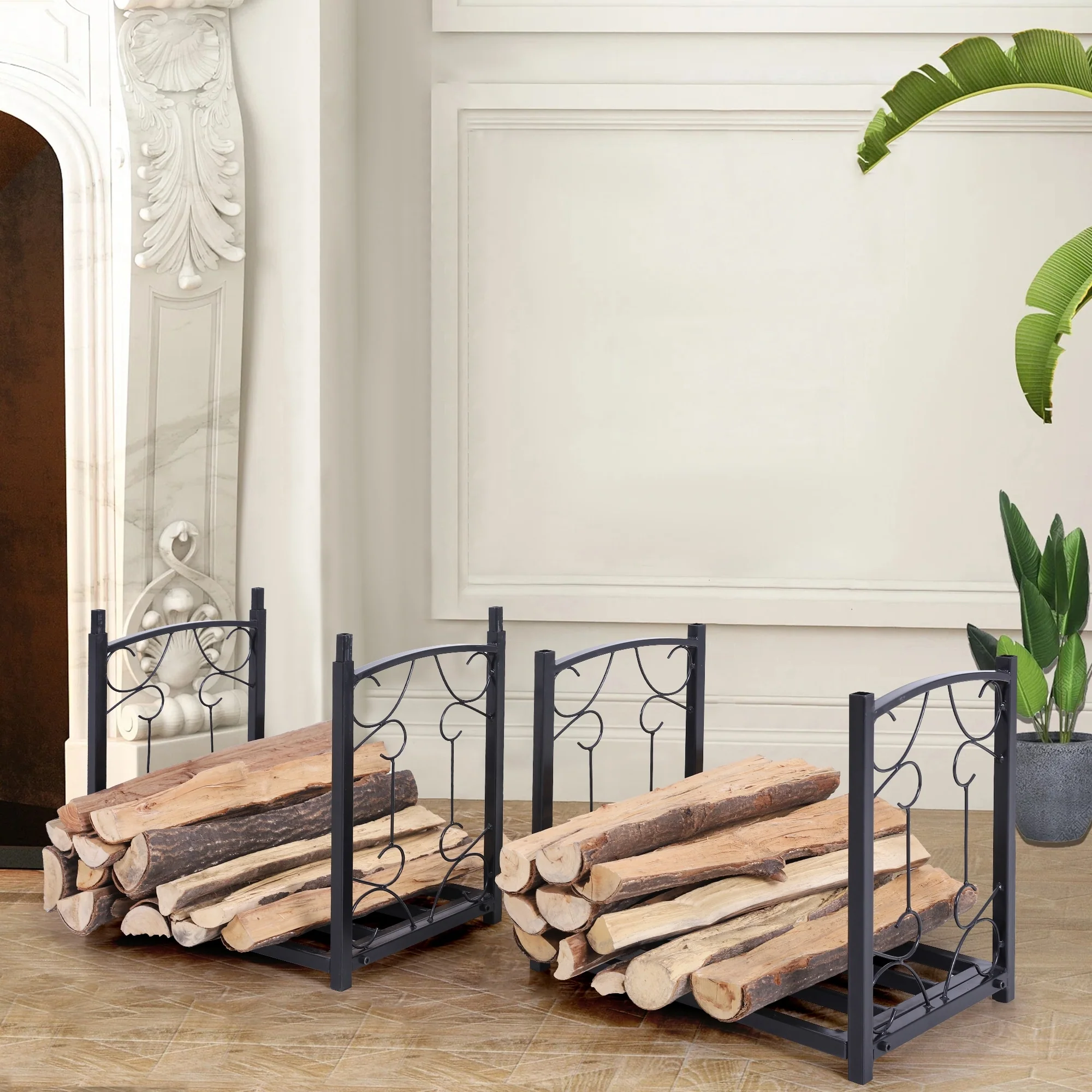 PHI VILLA 19 Firewood Log Rack Wood Storage Holder