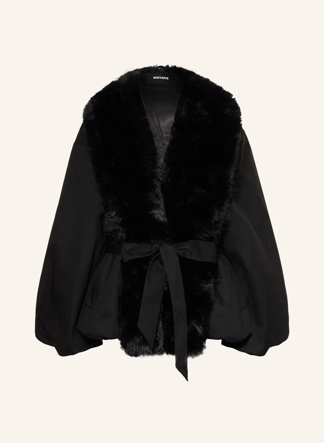 ROTATE Jacke mit Kunstfell