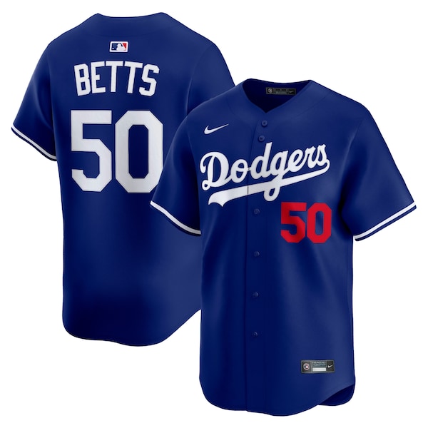 Mookie Betts Los Angeles Dodgers Nike Alternate Limited Player Jersey - Royal