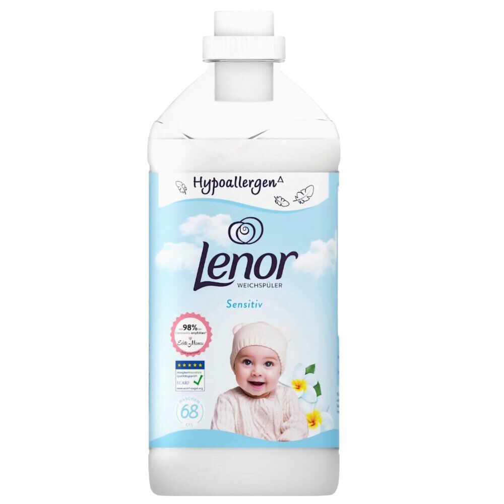 Adoucissant liquide hypoallergénique Lenor Sensitiv 68 lavages