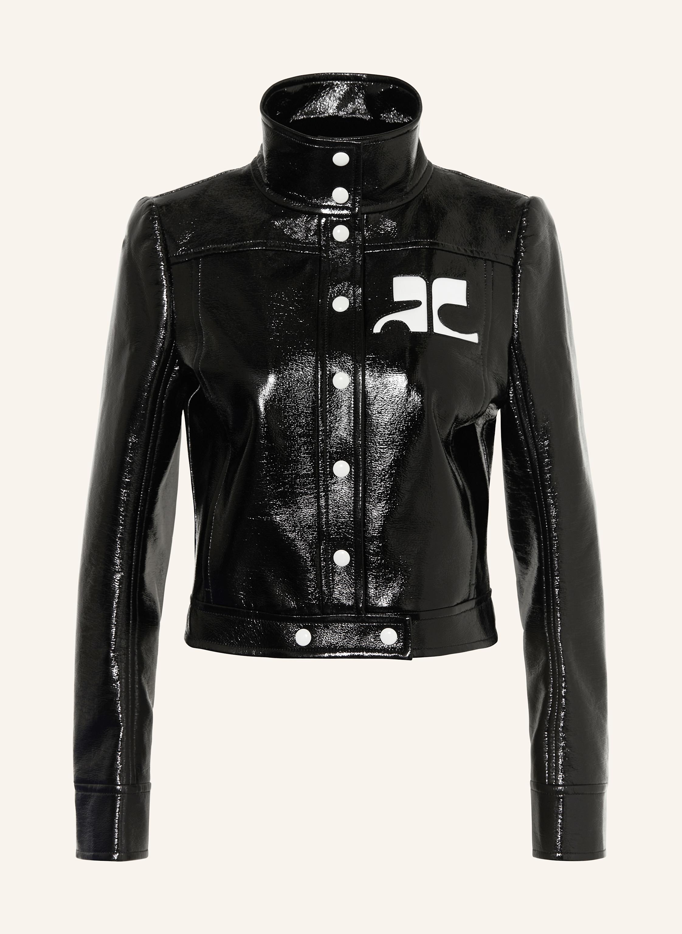 Courrèges Jacke in Lederoptik