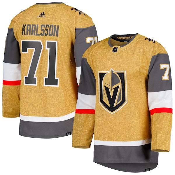 William Karlsson Vegas Golden Knights adidas  Primegreen Authentic Player Jersey - Gold